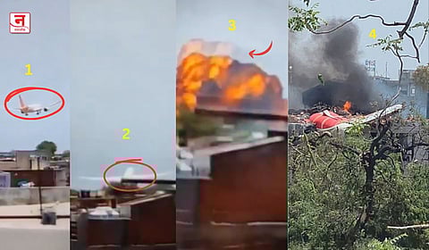 अहमदाबादमध्ये मोठा विमान अपघात! Air India चे प्लेन लंडनसाठी टेक-ऑफ घेताच कोसळले; २४२ प्रवाशांमध्ये गुजरातचे माजी CM रुपाणी? 