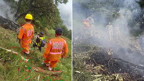 चारधाम यात्रेदरम्यान केदारनाथमध्ये कोसळले हेलिकॉप्टर; २ वर्षांच्या चिमुकलीसह ७ जणांचा मृत्यू