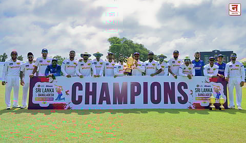 श्रीलंकेकडून बांगलादेशचा धुव्वा; कसोटी मालिका १-० ने घातली खिशात
