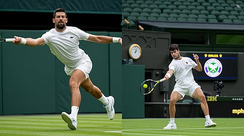 Wimbledon 2025 : जोकोव्हिच, अल्कराझ संघर्षानंतर उपांत्यपूर्व फेरीत