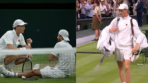 Wimbledon 2025: नशिबाची साथ! दोन सेट गमावूनही सिनर उपांत्यपूर्व फेरीत