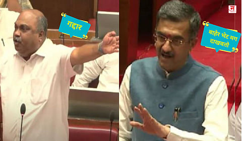 ''गद्दार कोणाला म्हणतो रे?'' शंभुराज देसाई आणि अनिल परब यांच्यात खडाजंगी