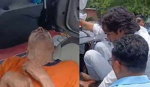 पर्यटनासाठी आलेल्या मुंबईतील कुटुंबाचा संतापजनक प्रकार; ८० वर्षांच्या वडिलांना गाडीत लॉक करून गेले ताजमहल फिरायला| Video