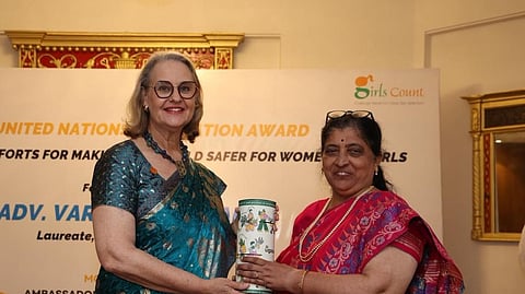 भारतीय मुलींच्या प्रश्नाची दखल आंतरराष्ट्रीय पातळीवर; संयुक्त राष्ट्रसंघाचा ‘लोकसंख्या पुरस्कार’ विजेत्या ॲड. वर्षा देशपांडे यांचे उद्गार