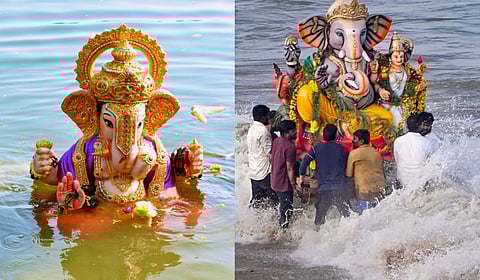 गणेश विसर्जनाचा तिढा सुटला; सहा फुटांपर्यंत गणेशमूर्तींचे विसर्जन कृत्रिम तलावातच; मोठ्या मूर्तींचे विसर्जन समुद्रात