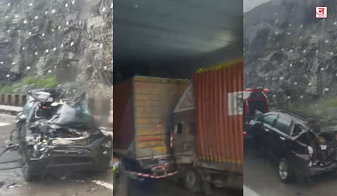 मुंबई–पुणे द्रुतगती मार्गावर भीषण अपघात; ट्रेलरचा ब्रेक फेल; १५ ते १६ वाहनांना धडक