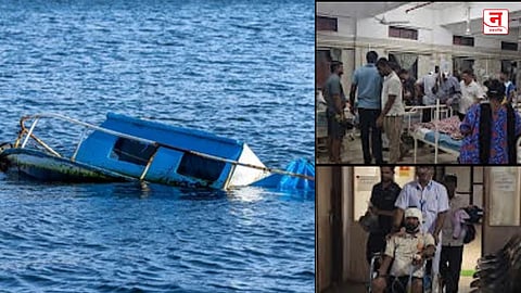 करंजा येथे मासेमारी बोटीला जलसमाधी तीन खलाशी बेपत्ता; पाच जण सुखरुप