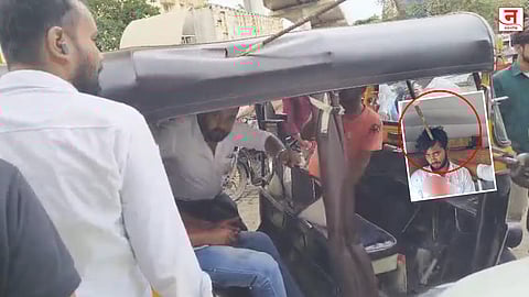 बापरे! रिक्षातील प्रवाशाच्या डोक्यात घुसली लोखंडी सळई; Bhiwandi Metro च्या कामात निष्काळजीपणाचा कळस