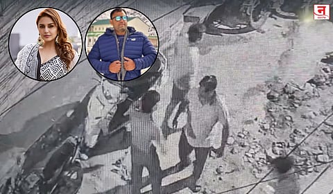 पार्किंगच्या वादातून अभिनेत्री हुमा कुरेशीच्या चुलत भावाची हत्या; CCTV फूटेज आले समोर; दोघांना अटक