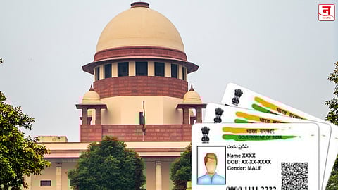 आधार कार्ड नागरिकत्वाचा नव्हे फक्त ओळखीचा पुरावा; ECI चा सुप्रीम कोर्टात पुनरुच्चार 