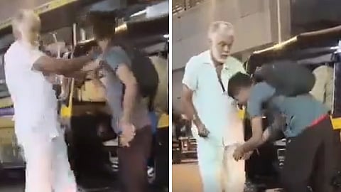 Mumbai : पैसे हरवले, माफ करा! रस्त्यात पाया पडूनही रिक्षा चालकाने तरुणाला बदडलं; व्हायरल व्हिडिओची मुंबई पोलिसांनी घेतली दखल 