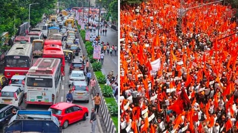 Maratha Reservation : दक्षिण मुंबईत आज पुन्हा कोंडीची शक्यता