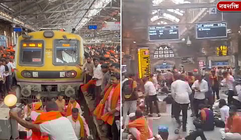 Maratha Reservation : मराठा आंदोलक उतरले रेल्वे रूळावर