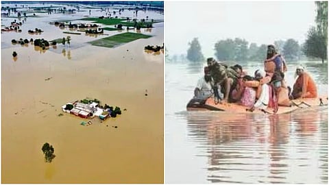 पावसाचा कहर! पंजाबमध्ये १०१८ गावांना पुराचा वेढा; जनजीवन  विस्कळीत, जम्मू-काश्मीरमध्येही थैमान