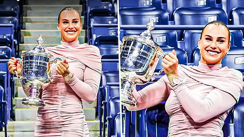 सबालेंका सलग दुसऱ्यांदा अमेरिकेची राणी; महिला एकेरीच्या अंतिम फेरीत अनिसिमोव्हावर मात; कारकीर्दीत चौथे ग्रँडस्लॅम जेतेपद