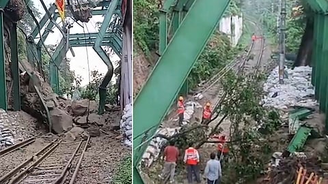 हरिद्वारमध्ये भूस्खलन, रेल्वेमार्ग बंद; पंतप्रधान मोदी आज पूरग्रस्त हिमाचल, पंजाब दौऱ्यावर