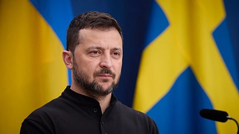 रशियाशी व्यापार करणाऱ्यांवर शुल्क लावणे योग्य! युक्रेनचे अध्यक्ष झेलेन्स्की यांचे बेताल वक्तव्य