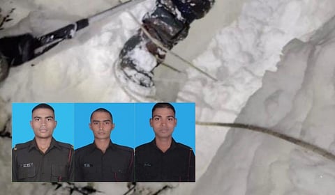 सियाचीनमध्ये हिमस्खलनात लष्करातील ३ जवान शहीद; अनेक जण ढिगाऱ्याखाली, मदतकार्य सुरू