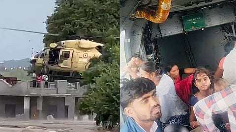 मराठवाड्यात पावसाचा हाहाकार; बीड, सिल्लोडमध्ये नागरिक अडकले, हेलिकॉप्टरच्या सहाय्याने बचावकार्य सुरू | Video