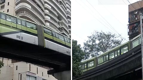 Mumbai : भरपावसात मोनोरेल पुन्हा बंद; प्रवाशांची सुखरूप सुटका, महिन्याभरातील दुसरी घटना