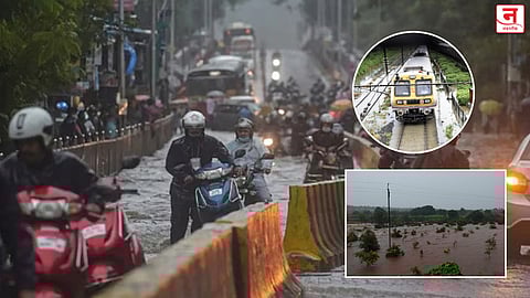 Maharashtra Rain : राज्यात पावसाचे थैमान! मुंबईतील सखल भाग जलमय; रेल्वे, रस्ते वाहतूक मंदावली