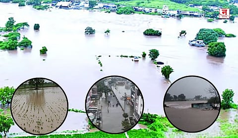 मराठवाड्यात पावसाचा कहर; जळगावमध्ये पूरस्थिती, शेतीचे मोठ्या प्रमाणात नुकसान 