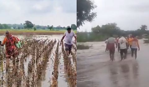 मराठवाड्यात कोसळधार! ढगफुटी सदृश्य पावसाने गावांचा संपर्क तुटला, शेतकऱ्यांचे अतोनात नुकसान