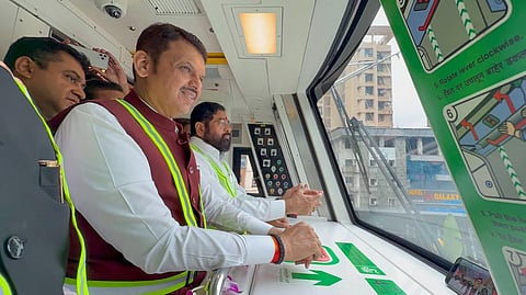 Thane Metro : मेट्रोवरून भाजप - शिंदे सेनेत श्रेयवाद सुरू