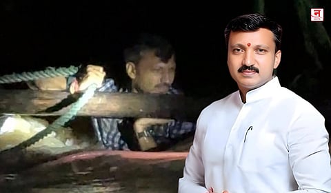 धाराशिव : नातू अन् आजी अडकले पुरात; खासदार ओमराजे निंबाळकर उतरले थेट पाण्यात, व्हिडिओ व्हायरल  