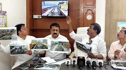 Thane Metro : मेट्रो प्रकल्प फक्त निवडणुकीसाठी; ठाणे काँग्रेसचा फडणवीस सरकारवर आरोप