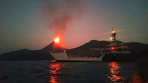 अंदमानमध्ये सक्रिय ज्वालामुखीचा उद्रेक