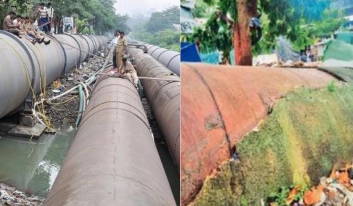 जलवाहिनी गळतीतून सुमारे १५ टक्के पाणी वाया; अनेक जलवाहिन्या जीर्ण 