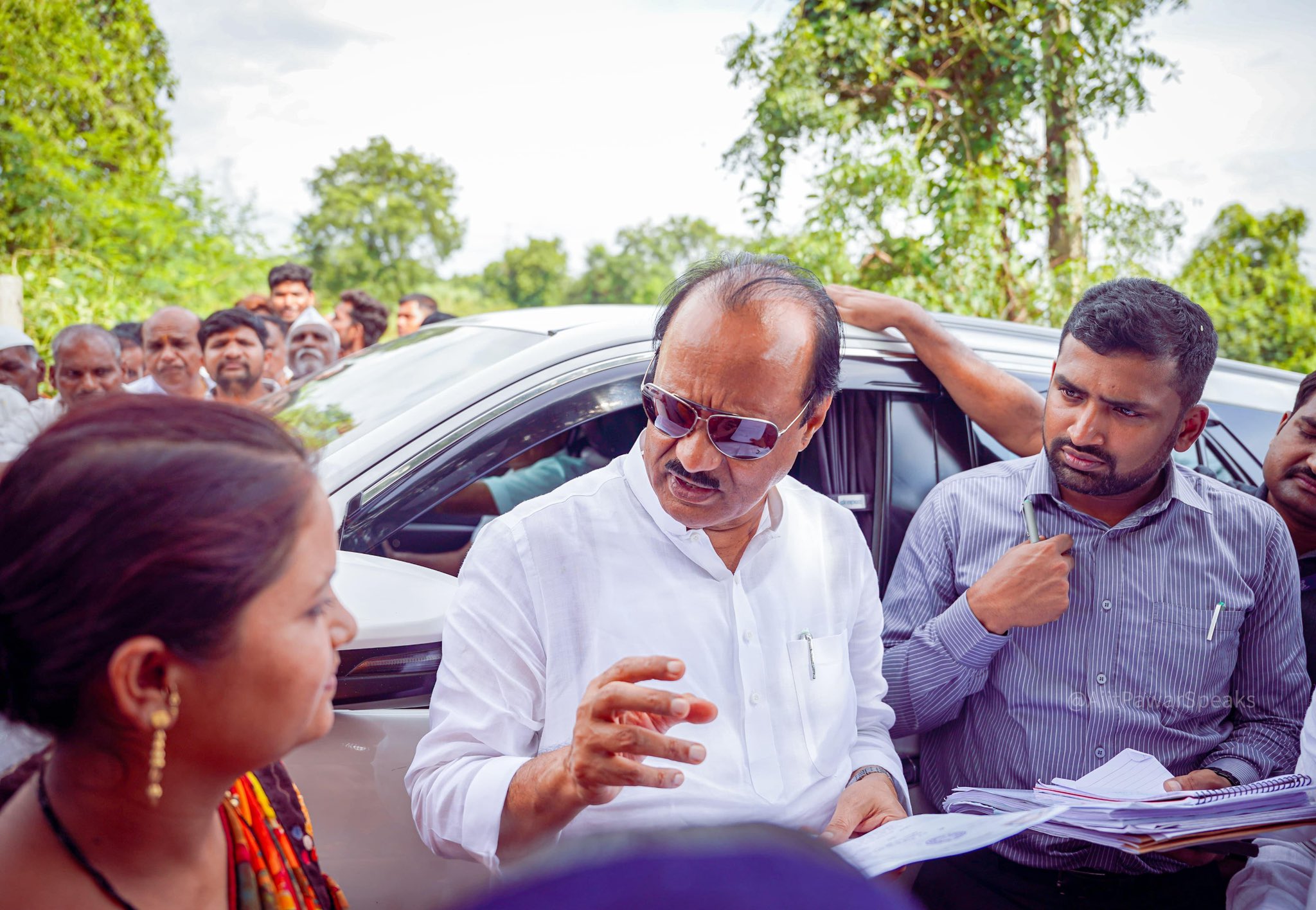 Ajit Pawar : पूरग्रस्तांना तातडीने ५ हजार रुपये व १० किलो धान्य