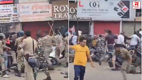 अहिल्यानगरमध्ये तणाव; रास्ता रोको, लाठीमार