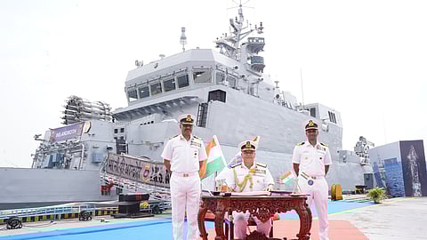 भारतीय नौदलाची ताकद वाढली! पाणबुडीविरोधी युद्धनौका INS Androth दाखल