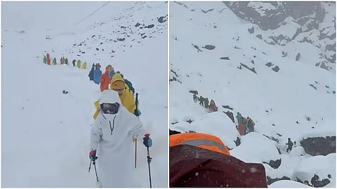 माऊंट एव्हरेस्टवर बर्फाच्या वादळाचा तडाखा; एकाचा मृत्यू, १३७ जणांची सुटका, शेकडो जण अडकले