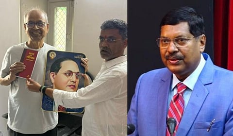 CJI अवमान प्रकरण : खासदार निलेश लंकेंनी  घेतली आरोपी वकिलाची भेट; म्हणाले, ''संविधानाचे रक्षण...