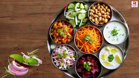 Healthy Salad Recipes : रोजच्या आहारात चवदार बदल; आवर्जून करून बघा या पौष्टिक कोशिंबीरी