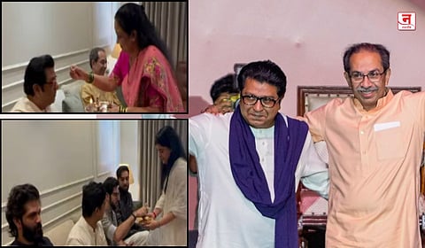 ठाकरे बंधूंची भाऊबीजही खास! बहिणीने बऱ्याच वर्षांनी एकत्र ओवाळलं 