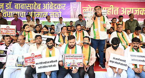 मविआचा फेक नरेटिव्ह! भाजप प्रदेशाध्यक्ष रवींद्र चव्हाण यांचा मविआवर हल्लाबोल