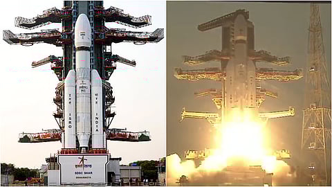 'बाहुबली' रॉकेटमधून भारतातील सर्वात जड उपग्रहाचे यशस्वी प्रक्षेपण