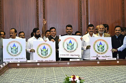 ३८ वर्षांनंतर कृषी विभागाकडे बोधचिन्ह; मुख्यमंत्र्यांचे हस्ते बोधचिन्ह, घोषवाक्याचे अनावरण