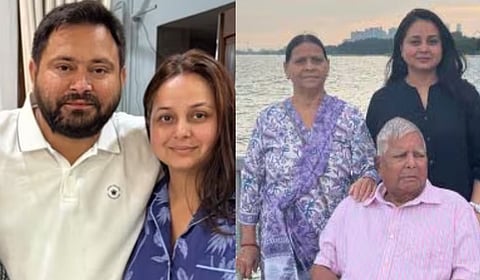 Bihar Politics : यादव कुटुंब कलह तीव्र; रोहिणी आचार्य यांचे गंभीर आरोप, म्हणाल्या, "घाणेरड्या शिव्या दिल्या, चप्पल उगारली... 