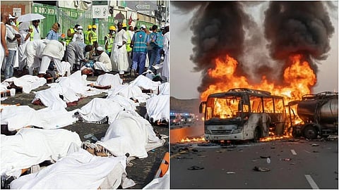 सौदी अरेबियातील अपघातात ४५ भारतीयांचा होरपळून मृत्यू 