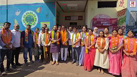 अलिबाग : नगरपरिषदेसह नगराध्यक्षासाठी महायुती व शिवसेनेचे शक्तिप्रदर्शन