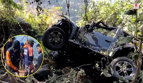 पिकनिक ठरली शेवटची! ताम्हिणी घाटात भीषण अपघात; नवी कोरी थार कोसळली दरीत, ६ तरुणांचा मृत्यू  