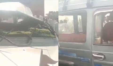 क्रुझर गाडीचे टायर फुटून ५ जागीच ठार! देवदर्शनासाठी जाणाऱ्या भाविकांवर सोलापूरमध्ये काळाचा घाला