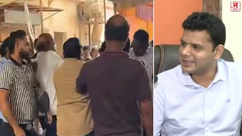 शेड उभारणीवरून समाधान सरवणकर आणि स्थानिकांमध्ये वाद; प्रभादेवी येथील घटना 