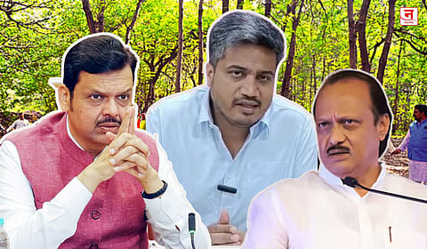 रोहित पवारांनी अजित पवारांच्या भूमिकेचं केलं स्वागत, पण फडणवीसांवर टीका; म्हणाले - "एकीकडं ठेकेदारांचं बिऱ्हाड..."