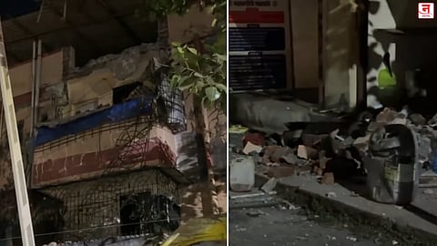 विरारमध्ये ३० वर्षे जुन्या इमारतीचा स्लॅब कोसळला; "महापालिकेच्या दुर्लक्षितपणामुळेच दुर्घटना" - स्थानिकांचा आरोप